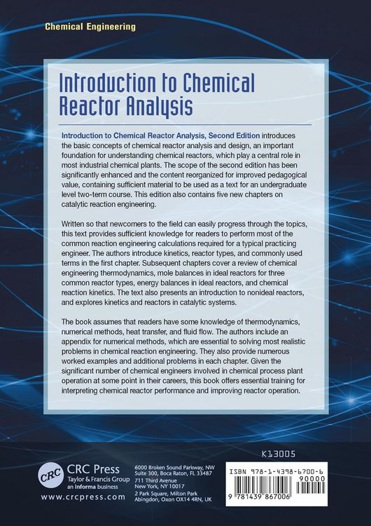Produktbild: Introduction to Chemical Reactor Analysis
