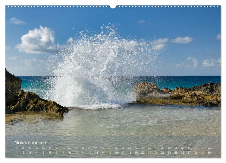 Produktbild: Guadeloupe - Karibische Traumstr&auml;nde (hochwertiger Premium Wandkalender 2026 DIN A2 quer), Kunstdruck in Hochglanz