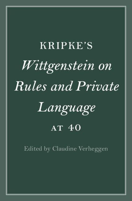 Produktbild: Kripke's Wittgenstein on Rules and Private Language at 40