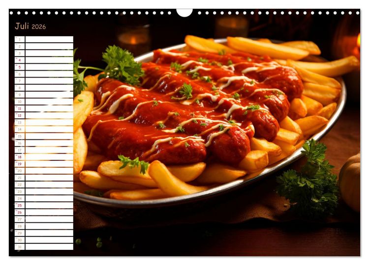 Produktbild: Fastfood &Auml;sthetik (Wandkalender 2026 DIN A3 quer), CALVENDO Monatskalender