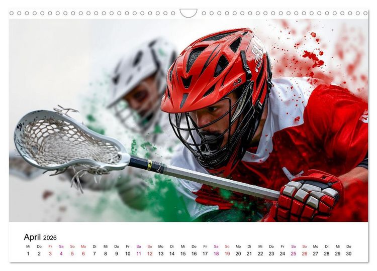 Produktbild: Lacrosse cool (Wandkalender 2026 DIN A3 quer), CALVENDO Monatskalender