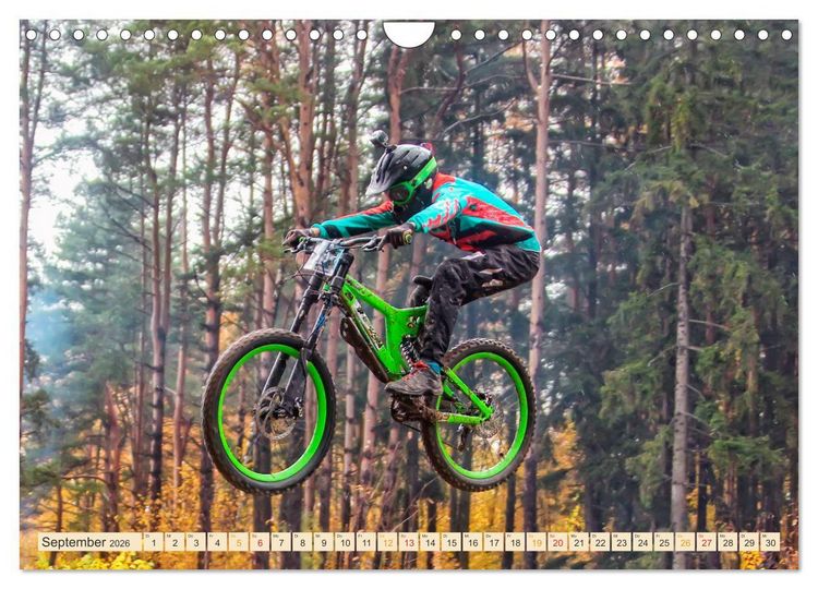 Produktbild: Mountainbike extrem (Wandkalender 2026 DIN A4 quer), CALVENDO Monatskalender