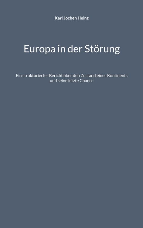 Produktbild: Europa in der St&ouml;rung