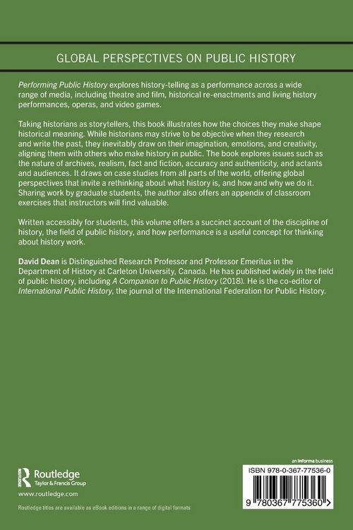 Produktbild: Performing Public History
