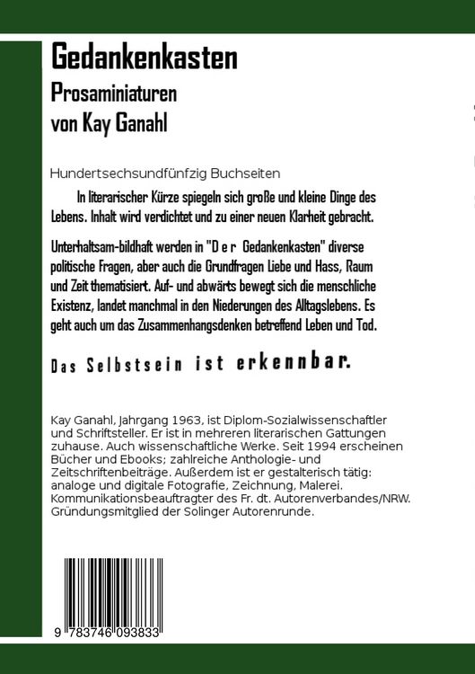 Produktbild: Der Gedankenkasten