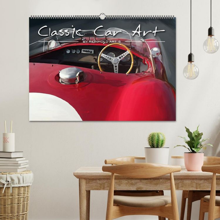 Produktbild: Classic Car Art by Reinhold Art&acute;s (Wandkalender 2026 DIN A2 quer), CALVENDO Monatskalender