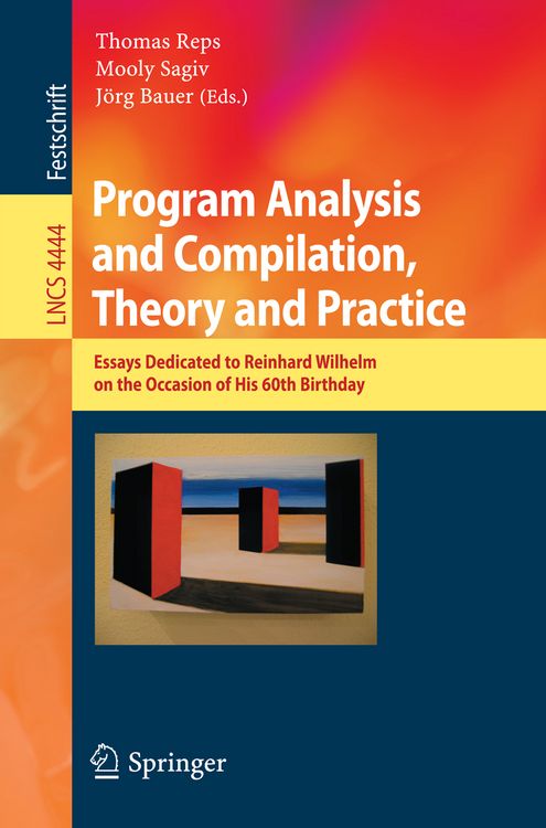 Produktbild: Program Analysis and Compilation, Theory and Practice