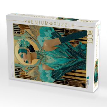 Produktbild: CALVENDO Puzzle Sie symbolisiert die &Auml;ra des Art Deco | 1000 Teile Lege-Gr&ouml;&szlig;e 64x48cm Foto-Puzzle f&uuml;r gl&uuml;ckliche Stunden