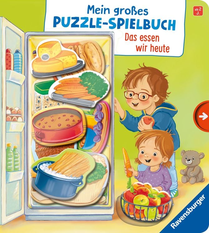 Produktbild: Mein großes Puzzle-Spielbuch - Das essen wir heute