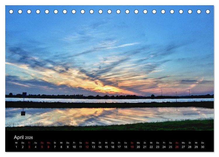 Produktbild: Gute Nacht - Ruhrgebiet! (Tischkalender 2026 DIN A5 quer), CALVENDO Monatskalender