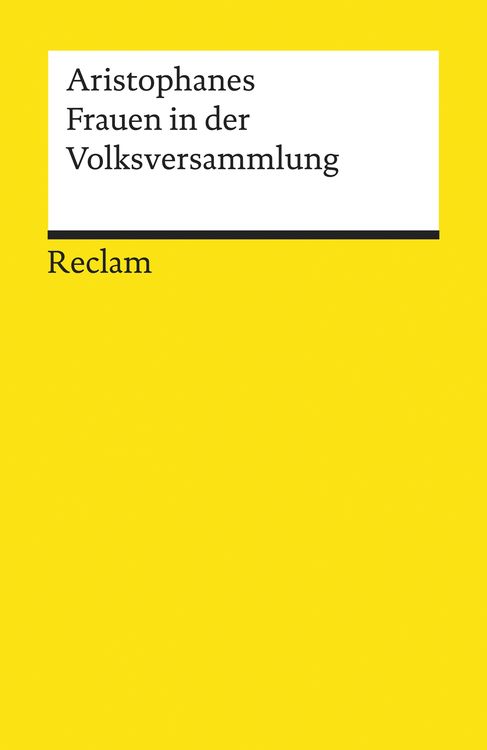 Bild vom Artikel Frauen in der Volksversammlung vom Autor Aristophanes