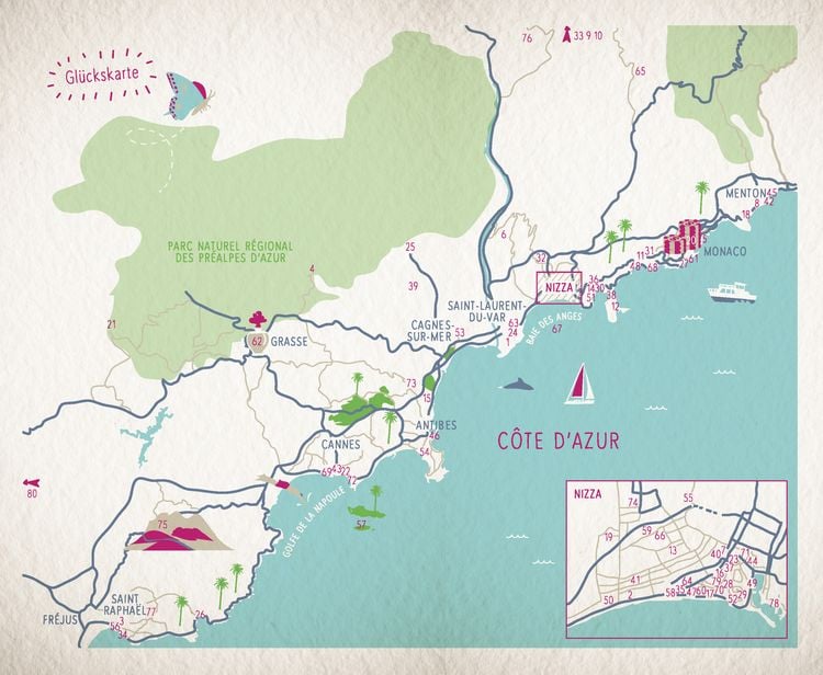 Produktbild: Gl&uuml;cksorte an der C&ocirc;te d&lsquo;Azur