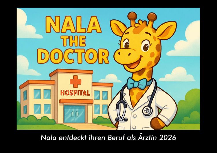 Produktbild: Nala entdeckt ihren Beruf als &Auml;rztin 2026 Fotokalender DIN A3