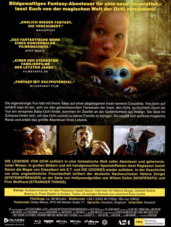 Produktbild: Die Legende von Ochi - Mediabook (4K-UHD + Blu-ray)