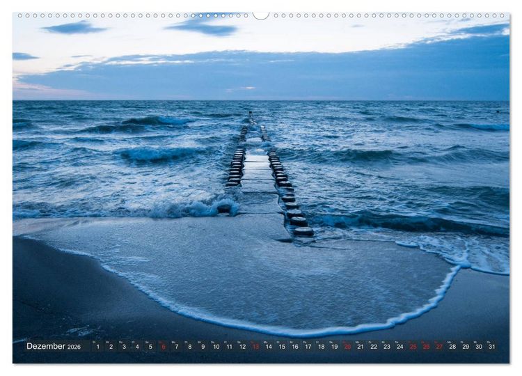 Produktbild: Ahrenshoop - Stimmungsbilder eines K&uuml;nstlerortes (Wandkalender 2026 DIN A2 quer), CALVENDO Monatskalender