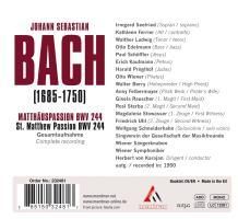 Produktbild: Bach: Matth&auml;uspassion BWV244