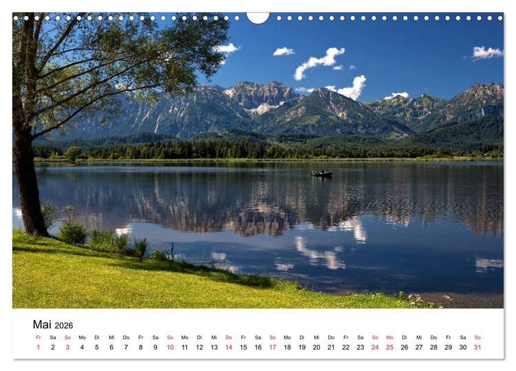 Produktbild: Hopfensee - Riviera des Allg&auml;us (Wandkalender 2026 DIN A3 quer), CALVENDO Monatskalender