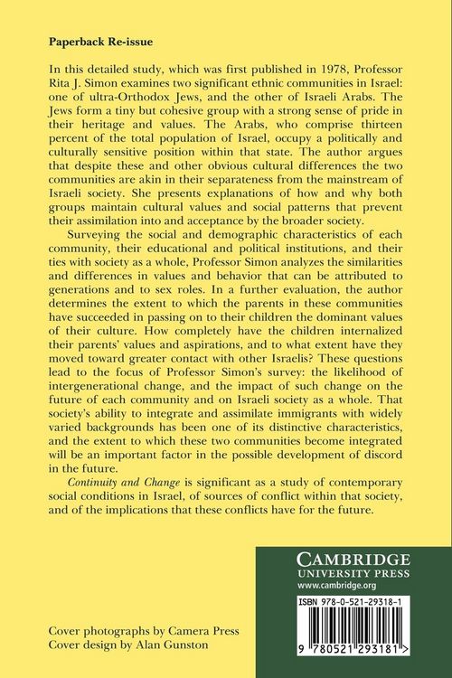 Produktbild: Continuity and Change