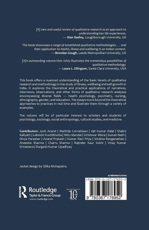 Produktbild: Qualitative Research on Illness, Wellbeing and Self-Growth