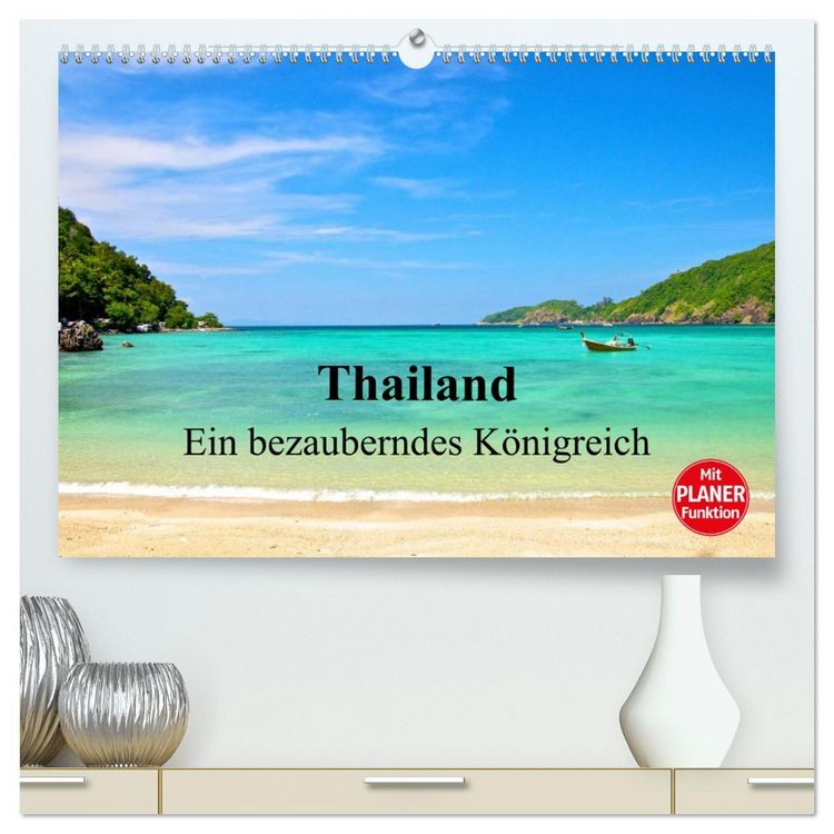 Produktbild: Thailand - Ein bezauberndes K&ouml;nigreich (hochwertiger Premium Wandkalender 2026 DIN A2 quer), Kunstdruck in Hochglanz