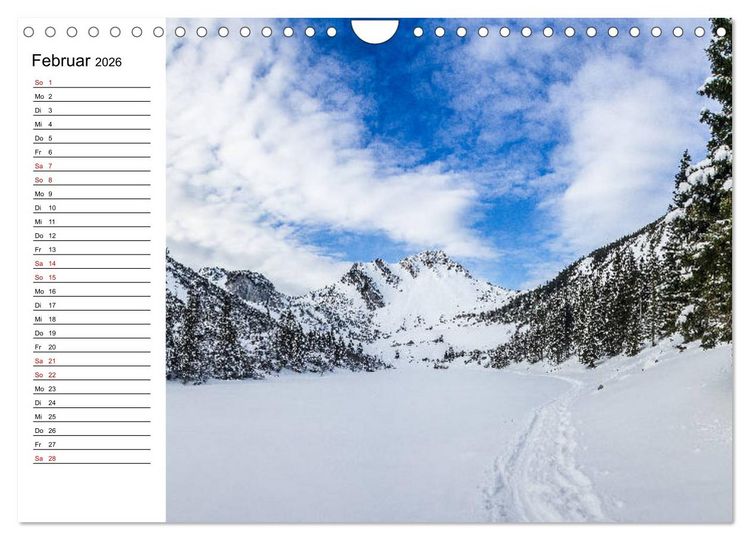 Produktbild: Atemberaubende Alpenwelt (Wandkalender 2026 DIN A4 quer), CALVENDO Monatskalender