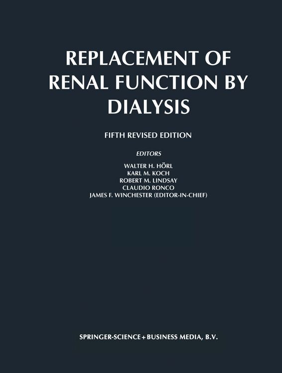 Produktbild: Replacement of Renal Function by Dialysis