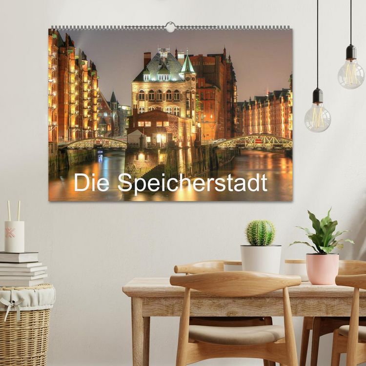 Produktbild: Die Speicherstadt (Wandkalender 2026 DIN A2 quer), CALVENDO Monatskalender