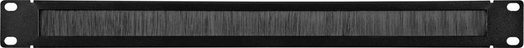 Produktbild: Renkforce RF-3429140 19 Zoll Netzwerkschrank-B&uuml;rstenleiste 1 HE Schwarz