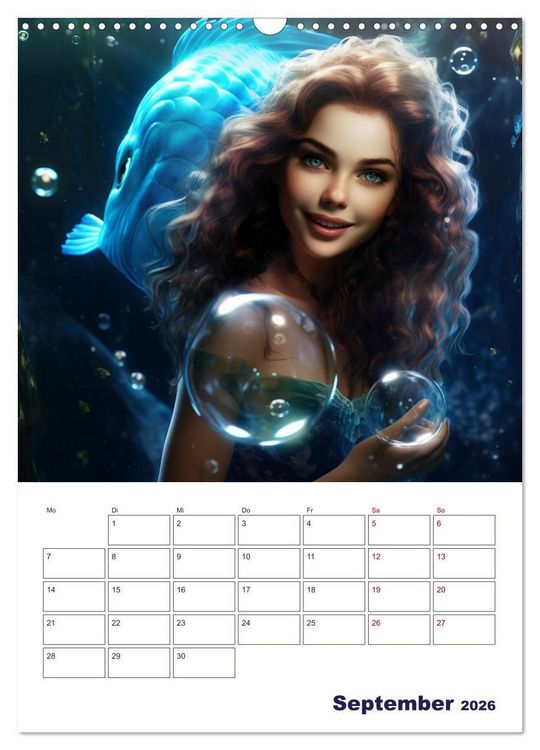 Produktbild: Die wundersame Welt der Zauberwesen (Wandkalender 2026 DIN A3 hoch), CALVENDO Monatskalender