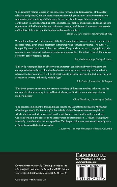 Produktbild: The Resources of the Past in Early Medieval Europe