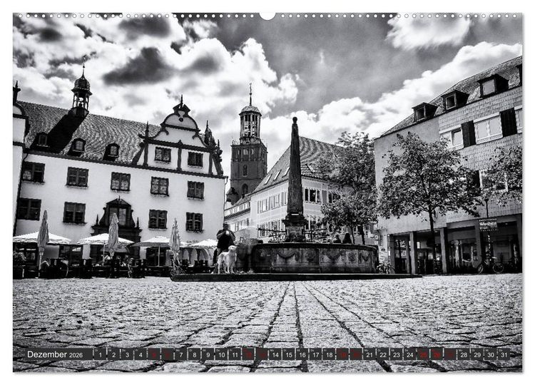 Produktbild: Ein Blick auf Darmstadt (hochwertiger Premium Wandkalender 2026 DIN A2 quer), Kunstdruck in Hochglanz
