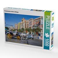 Produktbild: CALVENDO Puzzle Pferdekutsche mieten in Malaga | 1000 Teile Lege-Gr&ouml;&szlig;e 64x48cm Foto-Puzzle f&uuml;r gl&uuml;ckliche Stunden