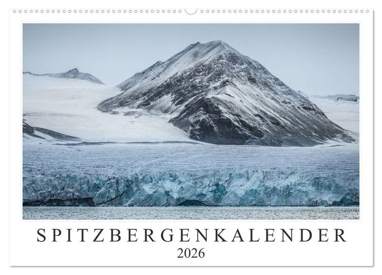 Produktbild: Spitzbergenkalender (Wandkalender 2026 DIN A2 quer), CALVENDO Monatskalender
