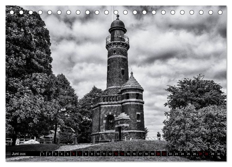 Produktbild: Ein Blick auf Kiel (Tischkalender 2026 DIN A5 quer), CALVENDO Monatskalender