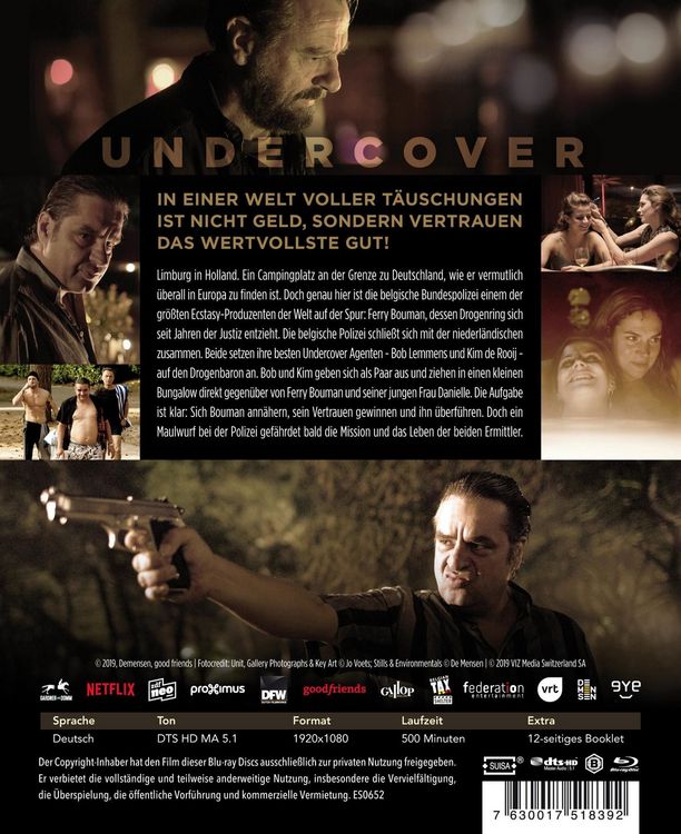 Produktbild: Undercover - Wenn der Feind zum Freund wird - Staffel 1 [2 BRs]