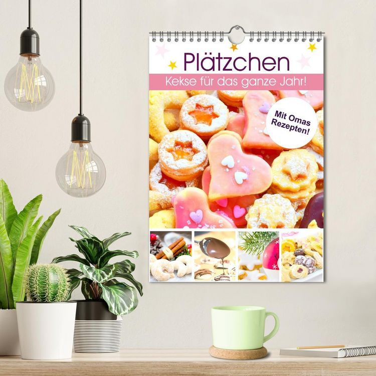 Produktbild: Pl&auml;tzchen. Kekse f&uuml;r das ganze Jahr! (Wandkalender 2026 DIN A4 hoch), CALVENDO Monatskalender