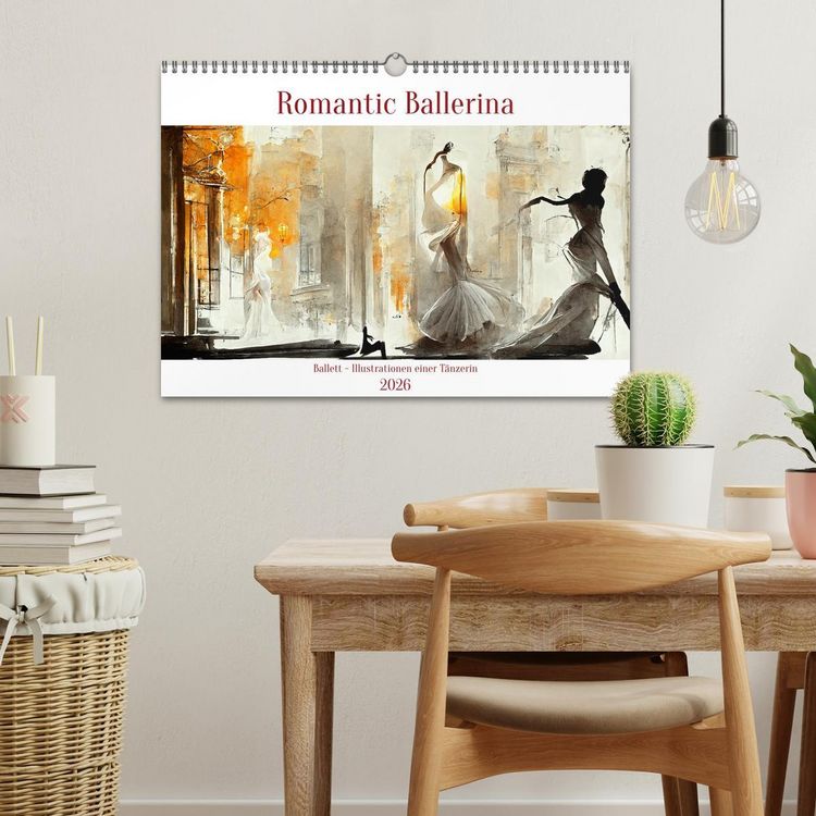 Produktbild: Romatic Ballerina (Wandkalender 2026 DIN A3 quer), CALVENDO Monatskalender