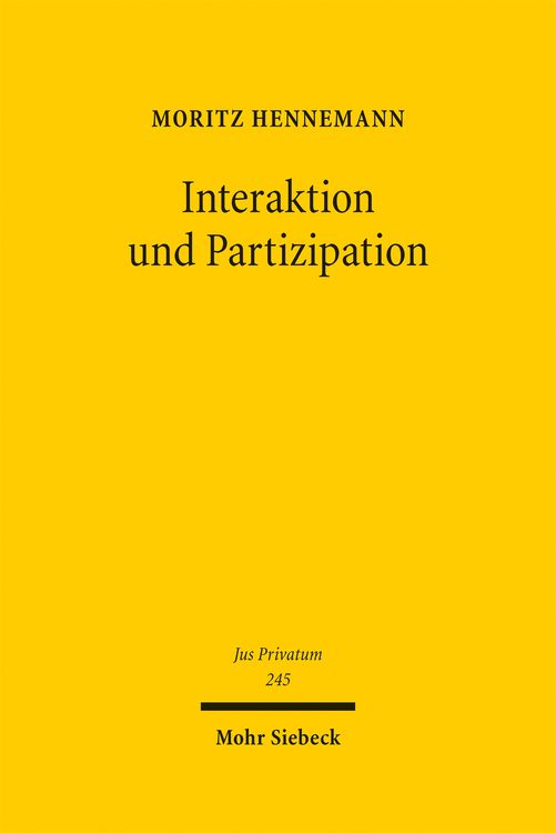 Produktbild: Interaktion und Partizipation