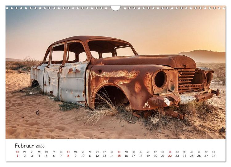 Produktbild: KI - Lost Places aus dem Rechner (Wandkalender 2026 DIN A3 quer), CALVENDO Monatskalender