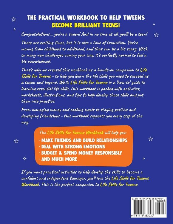 Produktbild: Life Skills for Tweens WORKBOOK