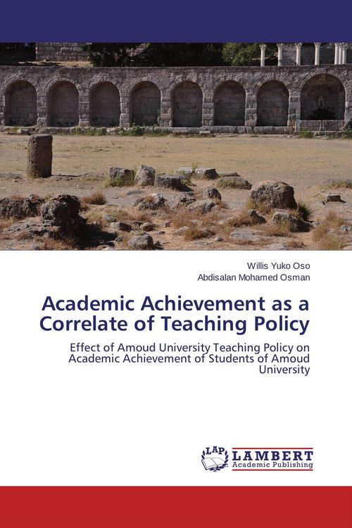 Produktbild: Academic Achievement as a Correlate of Teaching Policy