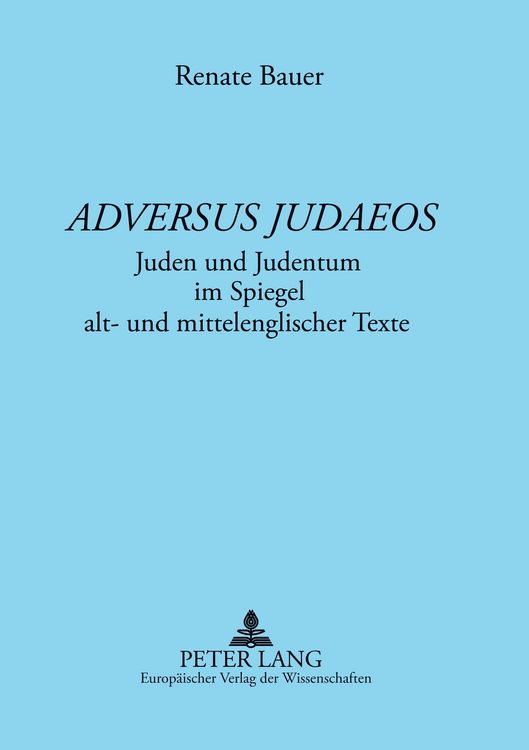 Produktbild: &laquo;adversus Judaeos&raquo;