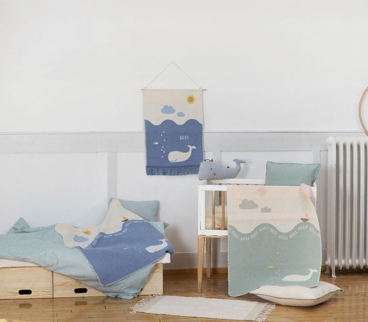 Produktbild: Fussenegger Baby-und Kinderdecke Juwel, Wal