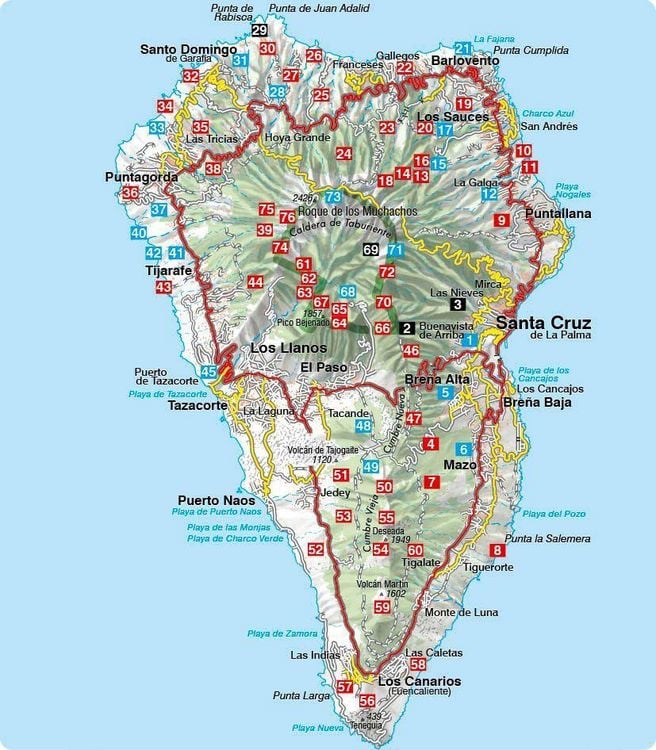Produktbild: ROTHER Wanderf&uuml;hrer La Palma