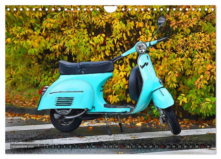 Produktbild: La Vespa en Cartoon (Calendrier mural 2026 DIN A4 vertical), CALVENDO calendrier mensuel