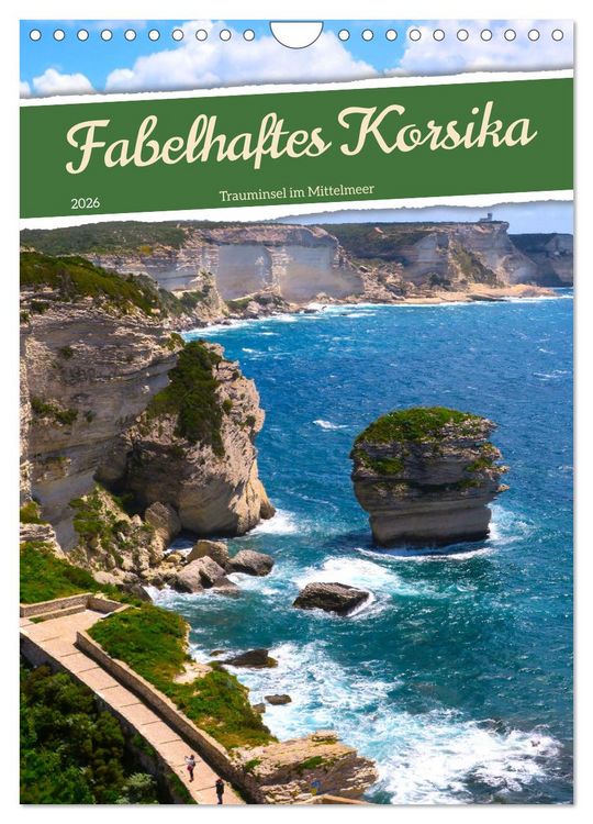 Produktbild: Fabelhaftes Korsika - Trauminsel im Mittelmeer (Wandkalender 2026 DIN A4 hoch), CALVENDO Monatskalender