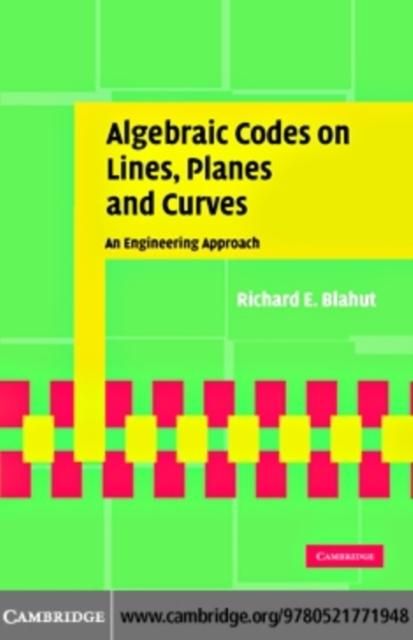 Produktbild: Algebraic Codes on Lines, Planes, and Curves