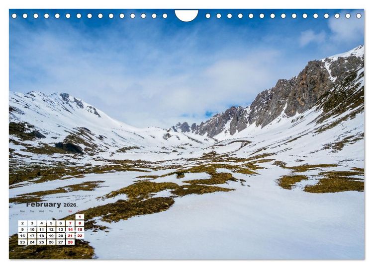 Produktbild: The French Alps, on the trail of the marmot (Wall Calendar 2026 DIN A4 landscape), CALVENDO 12 Month Wall Calendar