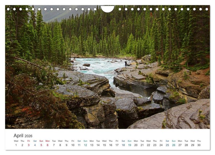 Produktbild: Icefields Parkway in Canada (Wall Calendar 2026 DIN A4 landscape), CALVENDO 12 Month Wall Calendar