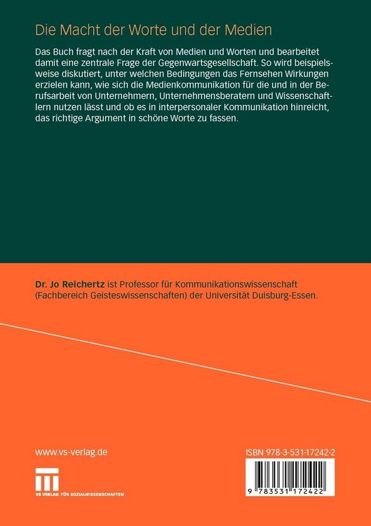Produktbild: Die Macht der Worte und der Medien